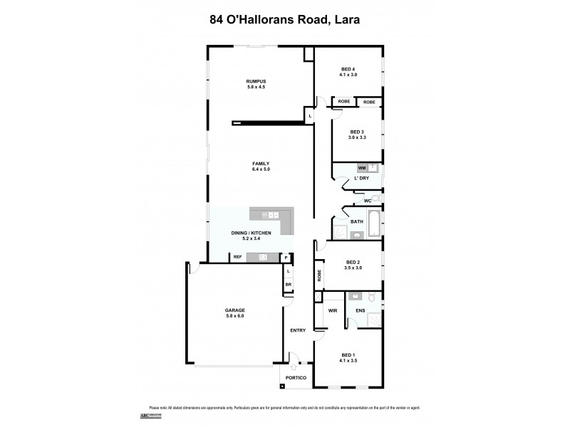 84 O’Hallorans Road, Lara VIC 3212 Floorplan