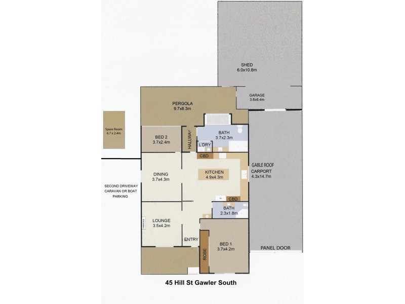 45 Hill Street, Gawler South SA 5118 Floorplan