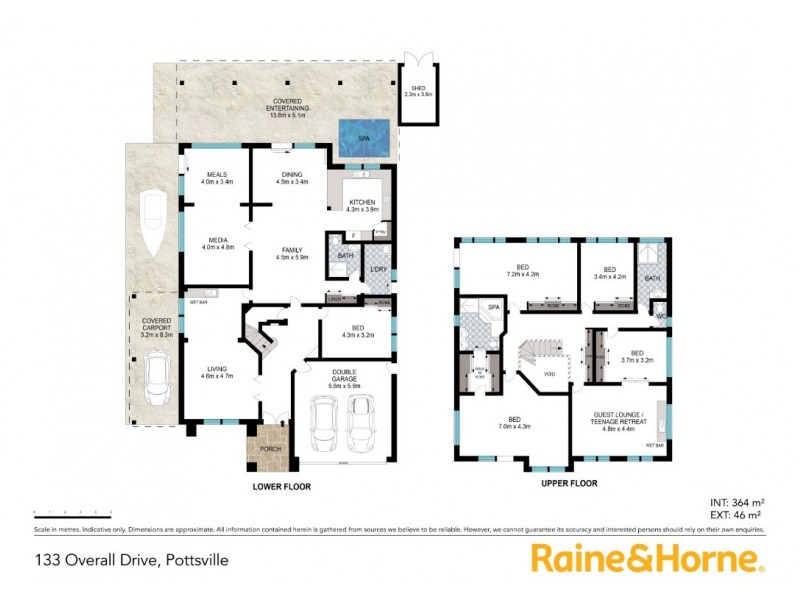 133 Overall Drive, Pottsville NSW 2489 Floorplan