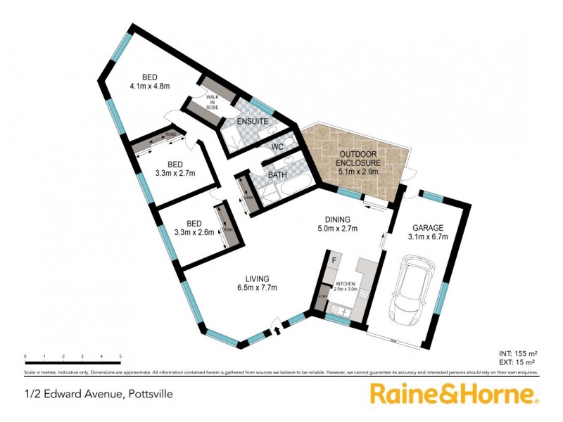 1/2 Edward Avenue, Pottsville NSW 2489