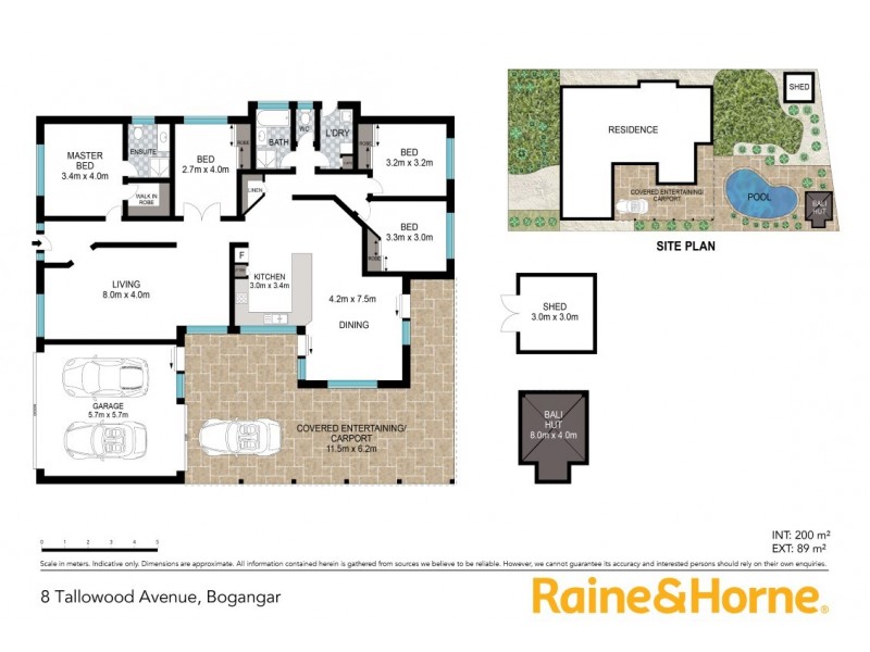 8 Tallowood Avenue, Bogangar NSW 2488 Floorplan