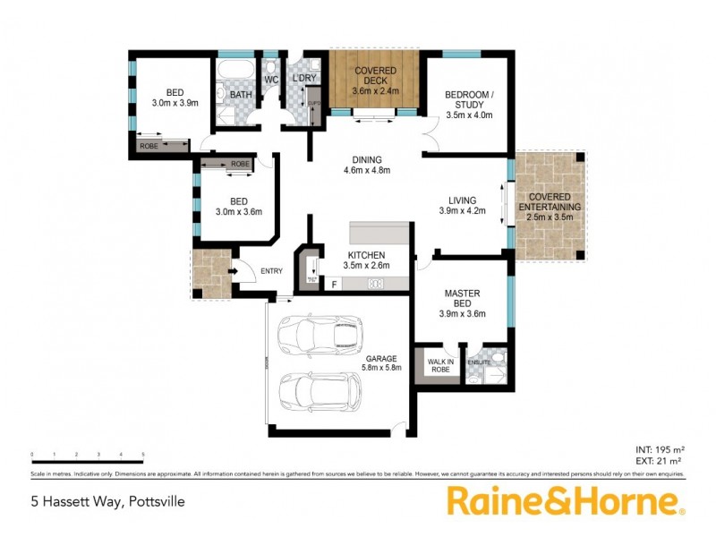 5 Hassett Drive, Pottsville NSW 2489 Floorplan