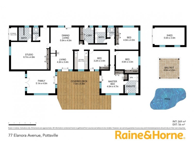 77 Elanora Avenue, Pottsville NSW 2489 Floorplan