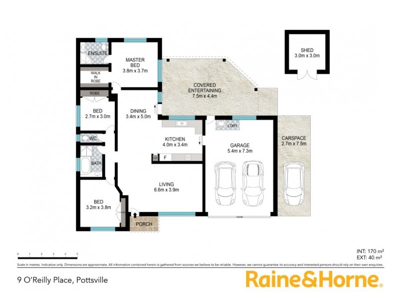 9 O’Reilly Place, Pottsville NSW 2489 Floorplan