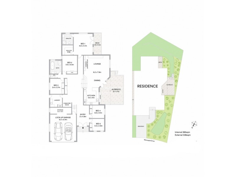 6 Marsupial Drive, Pottsville NSW 2489 Floorplan