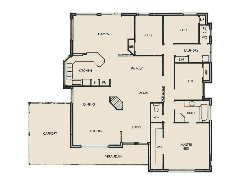 69 Sunningdale Chase, Meadow Springs WA 6210 Floorplan
