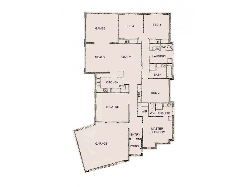 4 Beaufortia Turn, Halls Head WA 6210 Floorplan