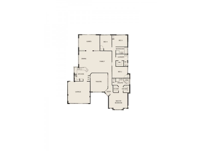 4 Oakwood Gate, Meadow Springs WA 6210 Floorplan