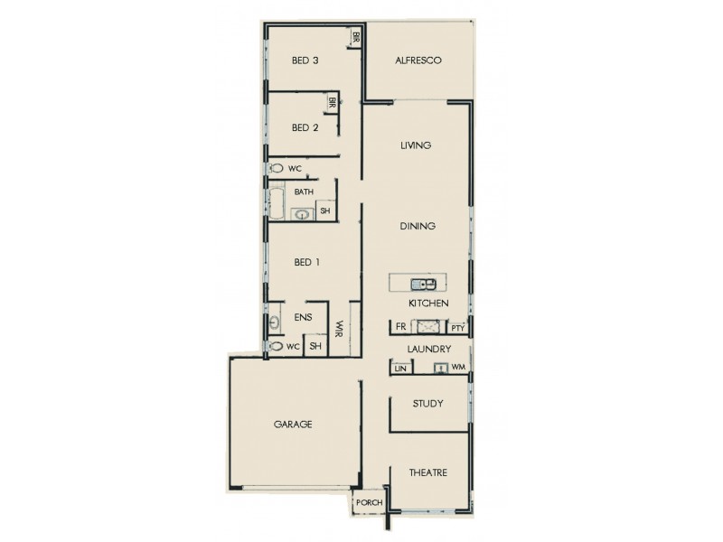 16 Sombre Rise, Halls Head WA 6210 Floorplan