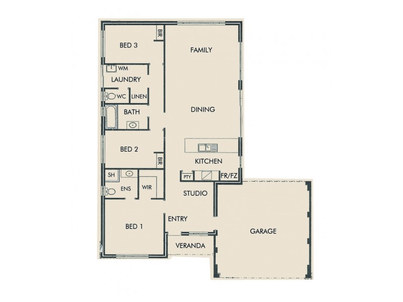8 Bunker Retreat, Meadow Springs WA 6210 Floorplan