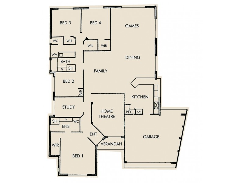 5 Woodstock Turn, Ravenswood WA 6208 Floorplan