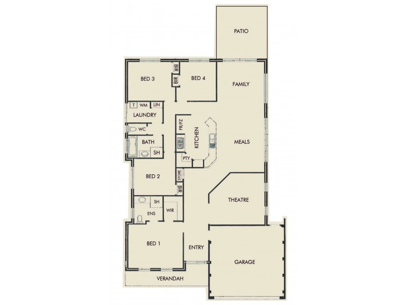 16 Yindana Boulevard, Lakelands WA 6180 Floorplan