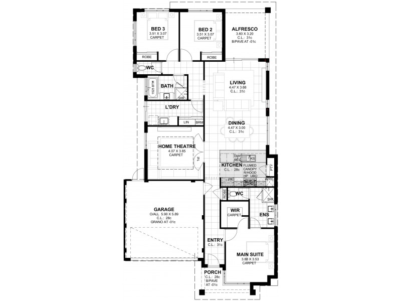 34 Marina Quay Drive, Erskine WA 6210 Floorplan