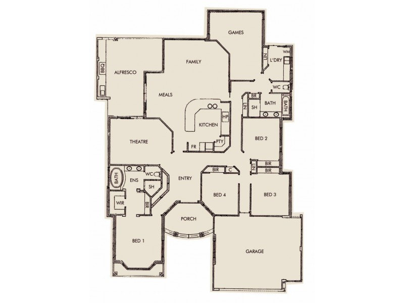 13 Mayfair Mews, Meadow Springs WA 6210 Floorplan