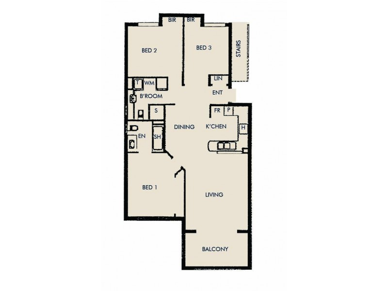 36/206 Mary Street, Halls Head WA 6210 Floorplan