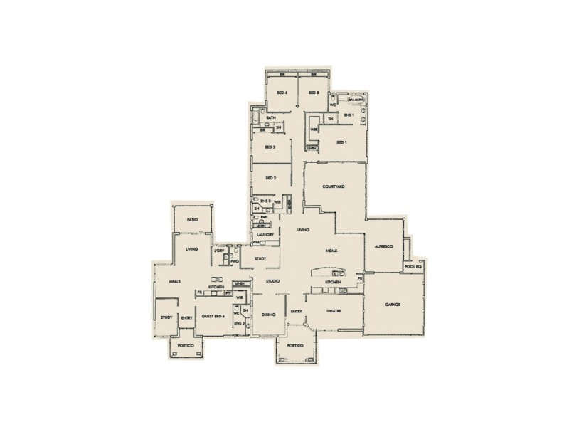 13 Honeytree Place, Falcon WA 6210 Floorplan