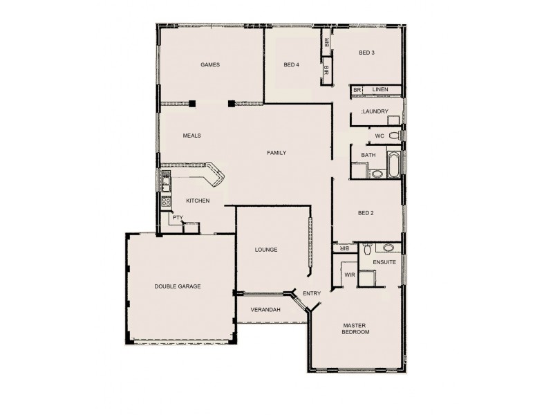 2 Capilano Court, Meadow Springs WA 6210 Floorplan