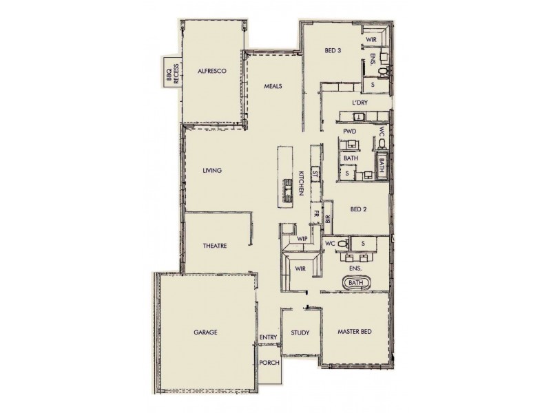9 Buttercup Parkway, Halls Head WA 6210 Floorplan