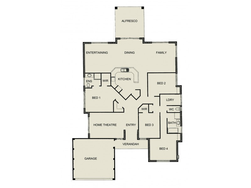 26 Carissa Turn, Halls Head WA 6210 Floorplan