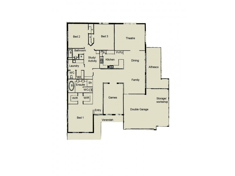 1 Harvest Chase, Madora Bay WA 6210 Floorplan