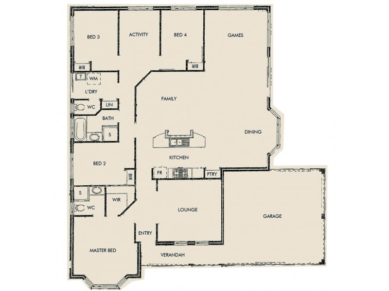 9 Dunbar Court, Meadow Springs WA 6210 Floorplan