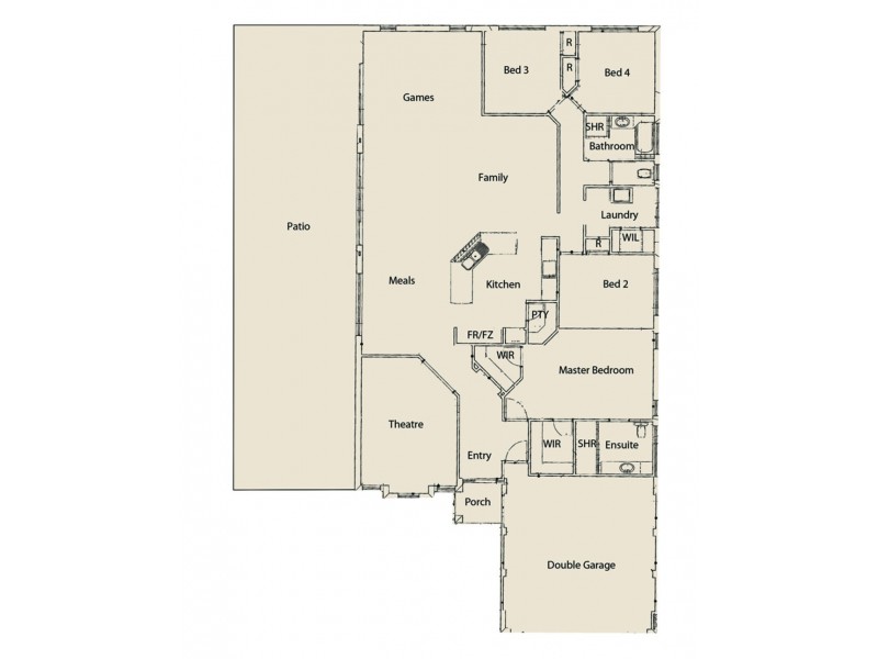 14 Sunset Circle, Pinjarra WA 6208 Floorplan