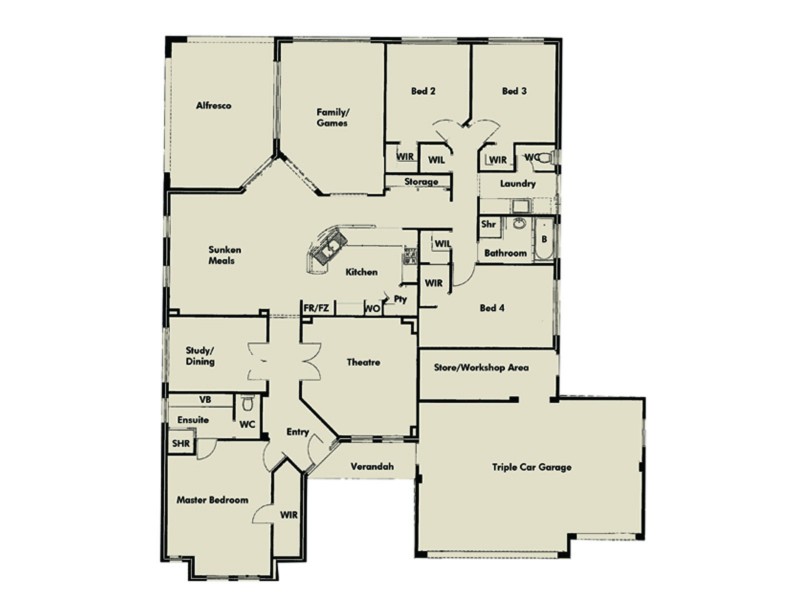 11 The Ridge, Halls Head WA 6210 Floorplan