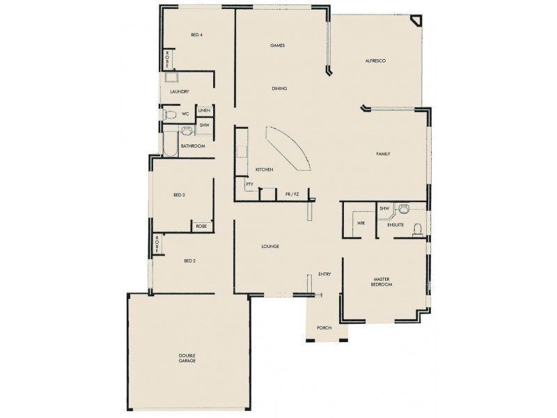 12 Rainbow Way, Dawesville WA 6211 Floorplan