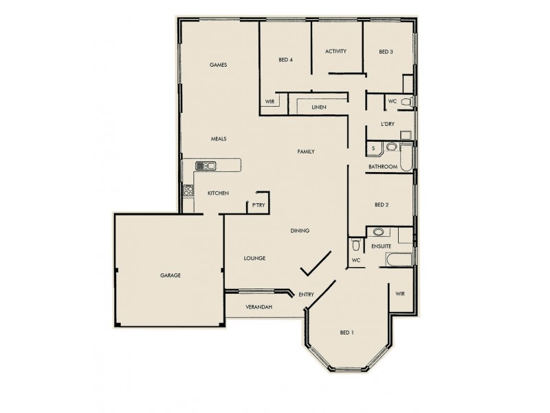 7 Kangaroo Paw Drive, Greenfields WA 6210 Floorplan