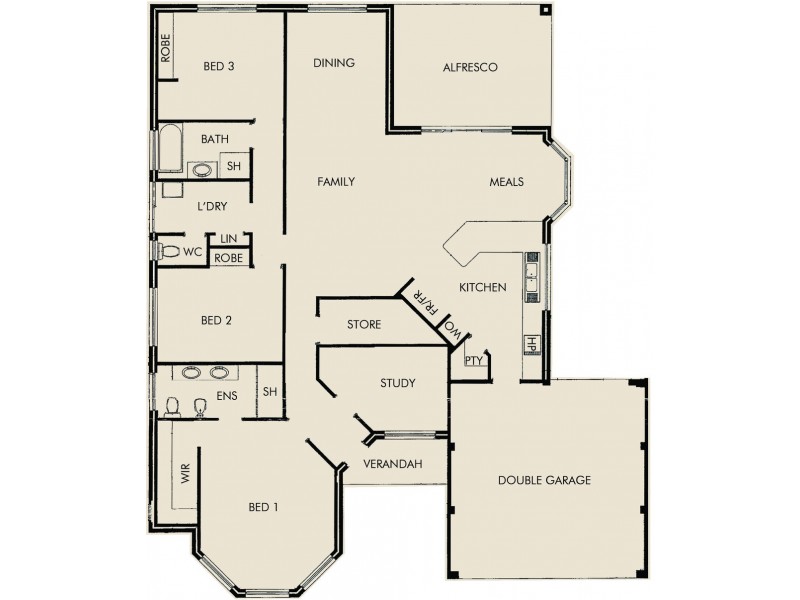 24 Cunderdin Loop, Dawesville WA 6211 Floorplan