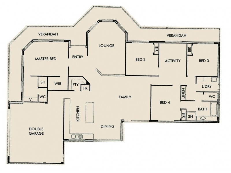 76 Albany Drive, Dawesville WA 6211 Floorplan