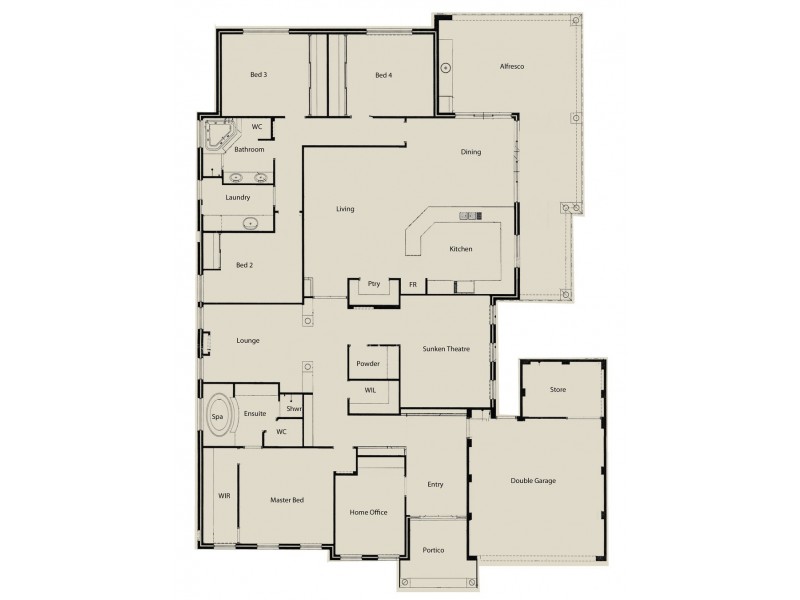 8 Torwood Edge, Halls Head WA 6210 Floorplan