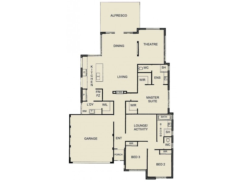 14 Headingley Link, Meadow Springs WA 6210 Floorplan