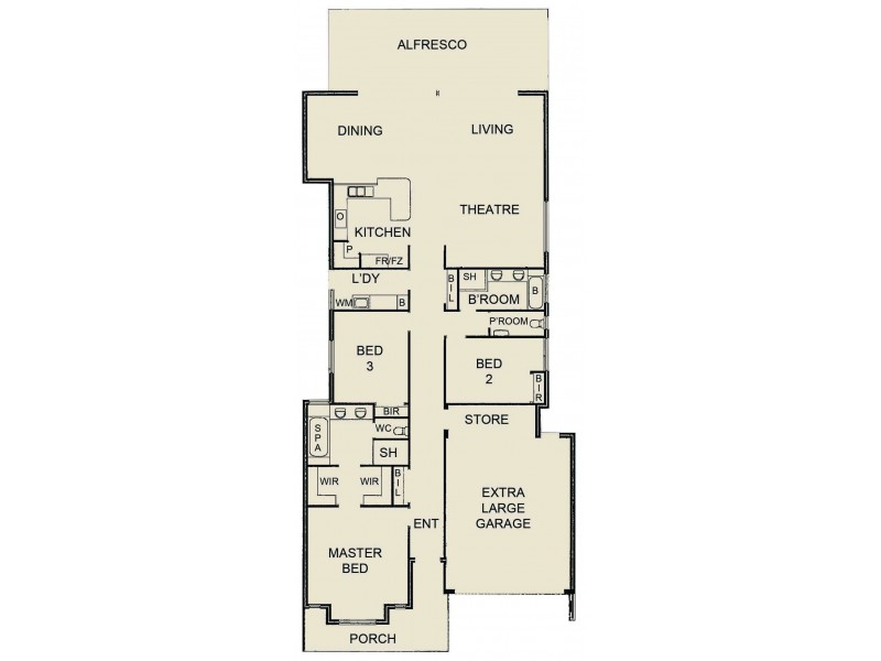 115 Waterlily Drive, Dudley Park WA 6210 Floorplan