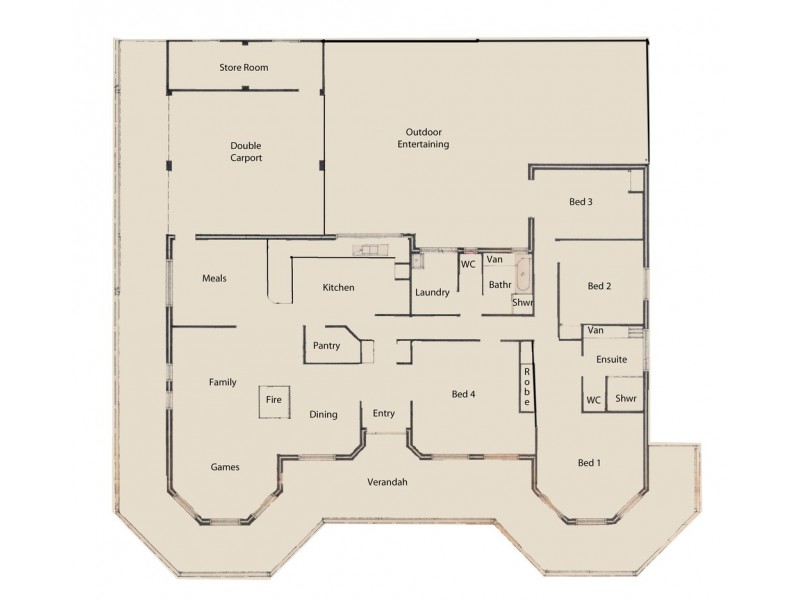 39 Pleasant Grove Circle, Falcon WA 6210 Floorplan