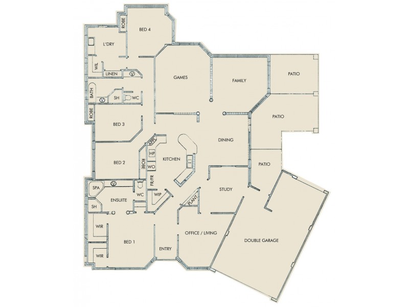 23 Lambrook Mews, Erskine WA 6210 Floorplan