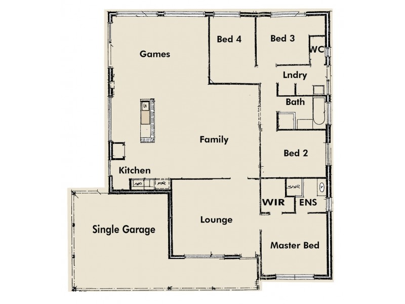 4 Melita Street, Falcon WA 6210 Floorplan