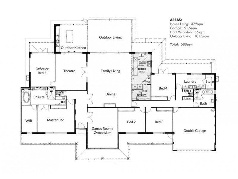 80 Marginata Road, Parklands WA 6180 Floorplan