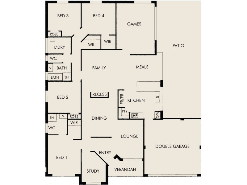 16 Rainbow Way, Dawesville WA 6211 Floorplan