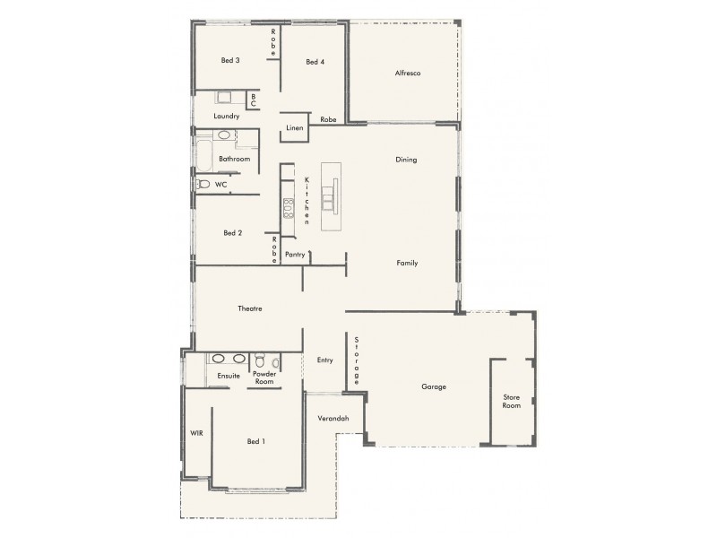 54 Mundaring Crescent, Dawesville WA 6211 Floorplan