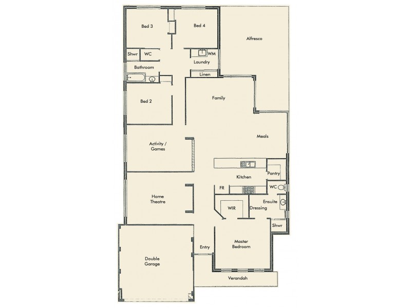 37 Lismore Ridge, Lakelands WA 6180 Floorplan