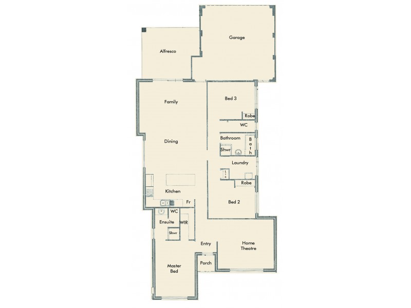 34 Cawana Parkway, Lakelands WA 6180 Floorplan