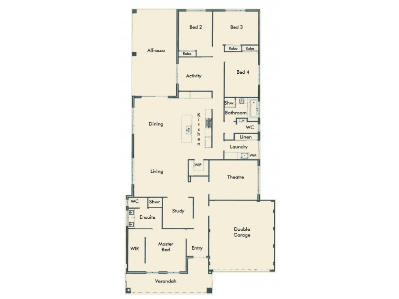 37 Scrivener Place, Halls Head WA 6210 Floorplan