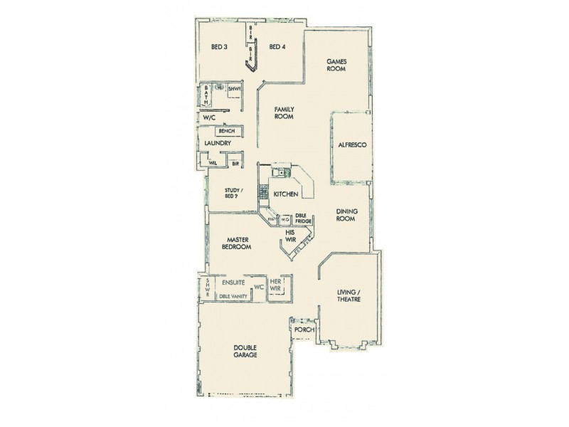 10 Senecio Way, Halls Head WA 6210 Floorplan