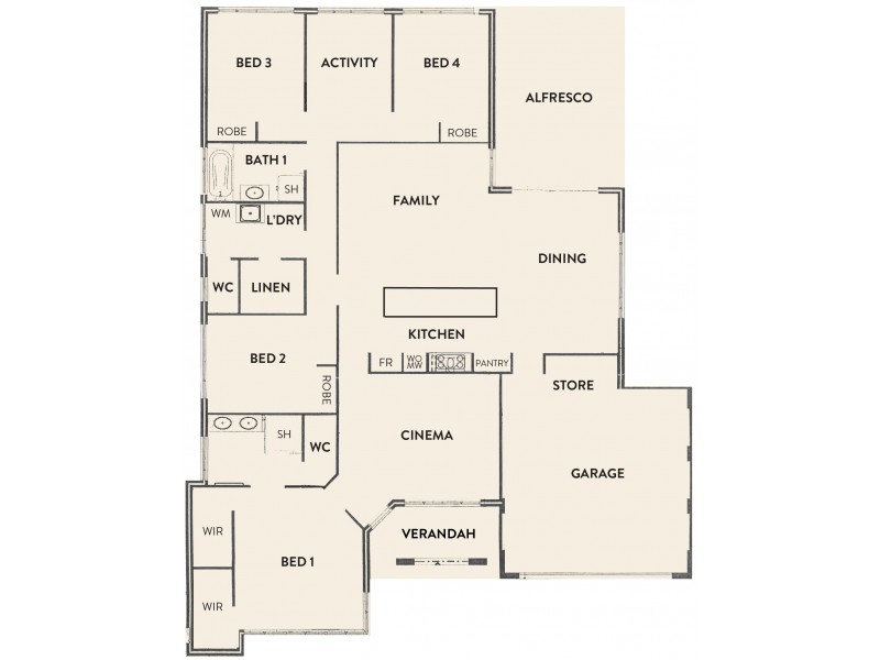 4 Wallaby Road, Dawesville WA 6211 Floorplan