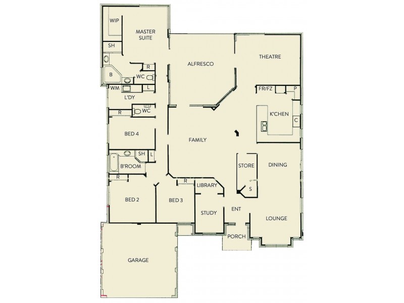 2 Maggie Way, Coodanup WA 6210 Floorplan
