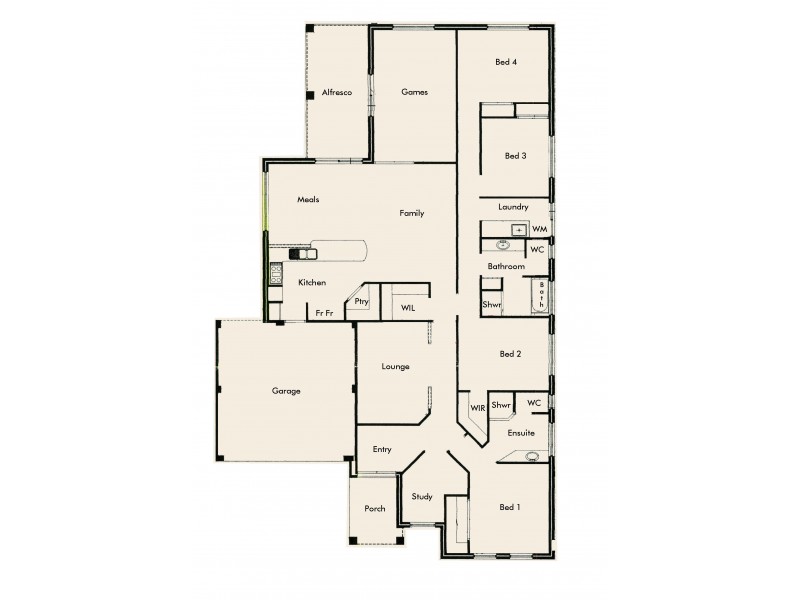 46 Paradise Circuit, Halls Head WA 6210 Floorplan