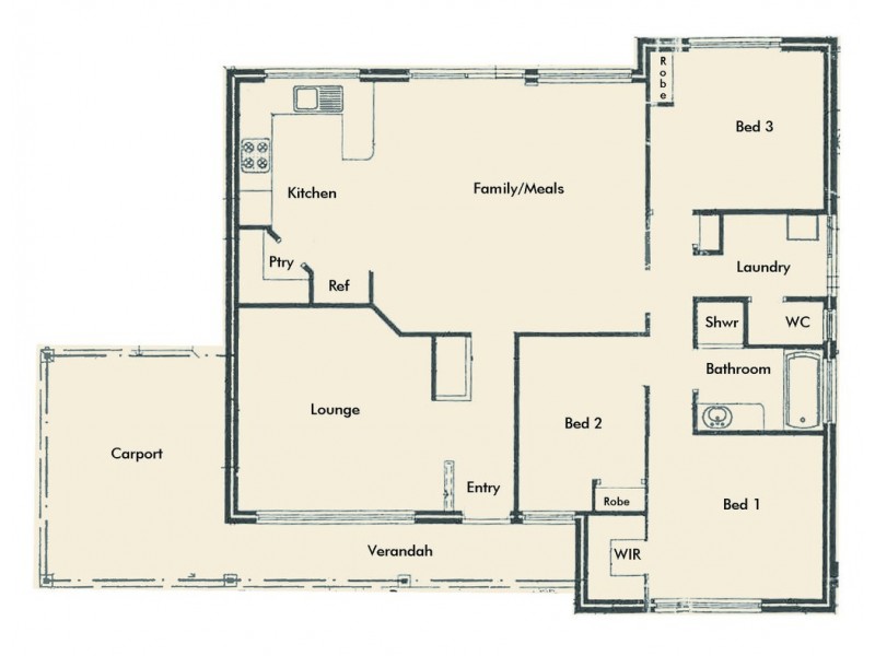 11b Malabor Mews, Halls Head WA 6210 Floorplan