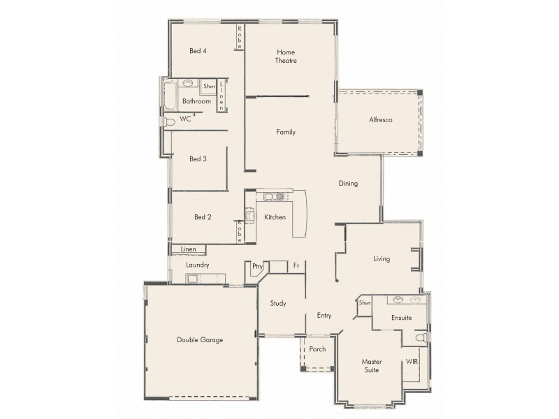 46 Leander Street, Falcon WA 6210 Floorplan