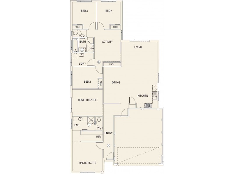 68 Bucker Street, Whitby WA 6123 Floorplan